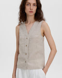 The Linen Day Vest